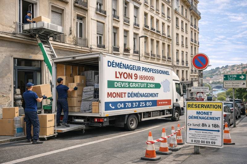 Déménageur professionnel Lyon 9 (69009) 